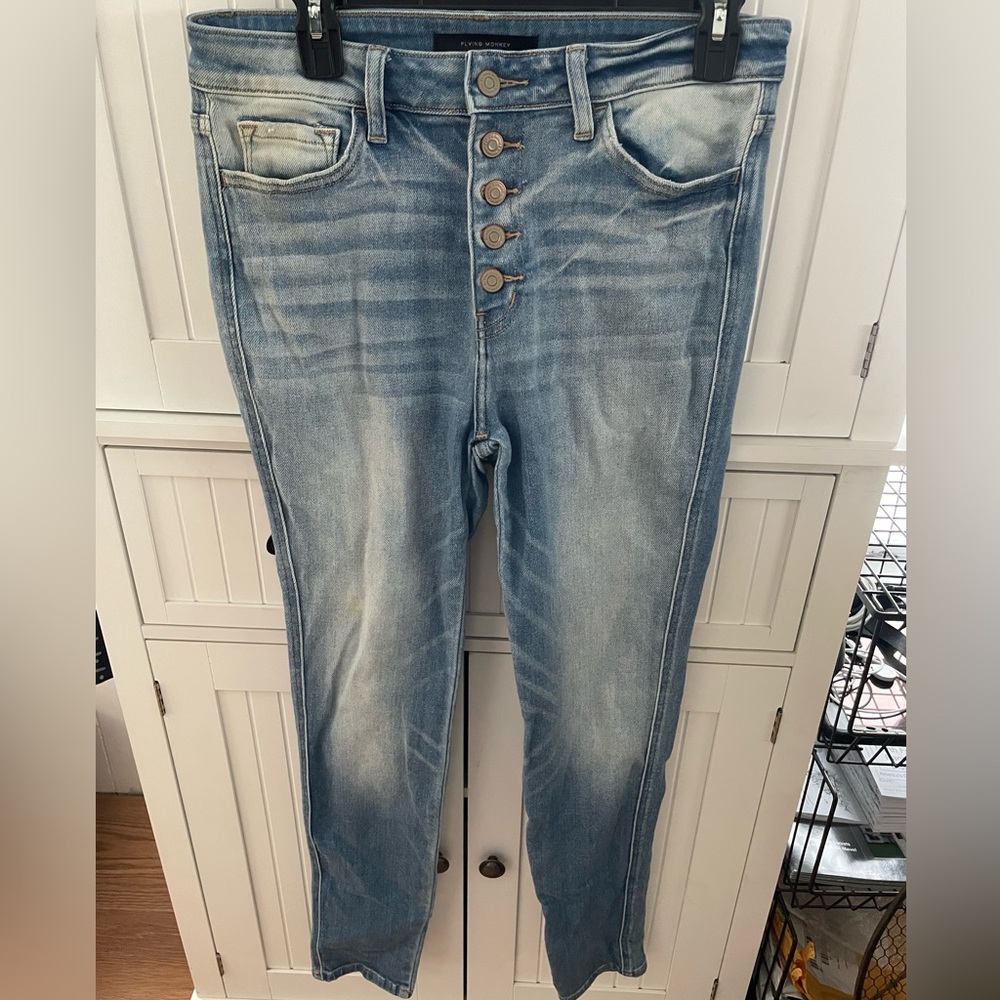 Flying monkey high rise skinny jeans
